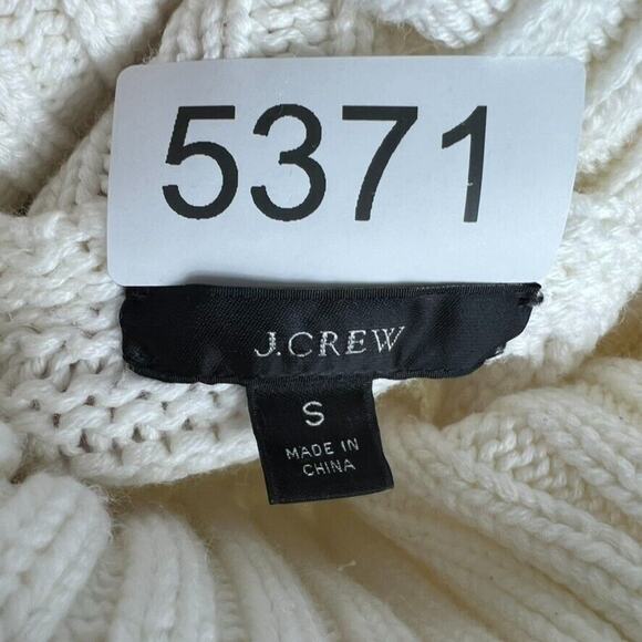 J. Crew Poncho Sweater Womens Small Turtleneck Merino Wool Blend Style#AR947 - Picture 8 of 11